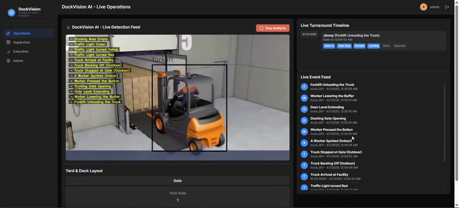 Dock Vision AI, screen 2